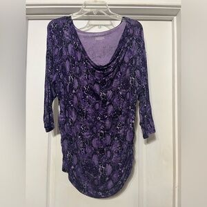 Lane Bryant 14/16 Side-Ruched Top